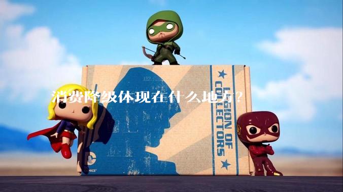 消费降级体现在什么地方？
